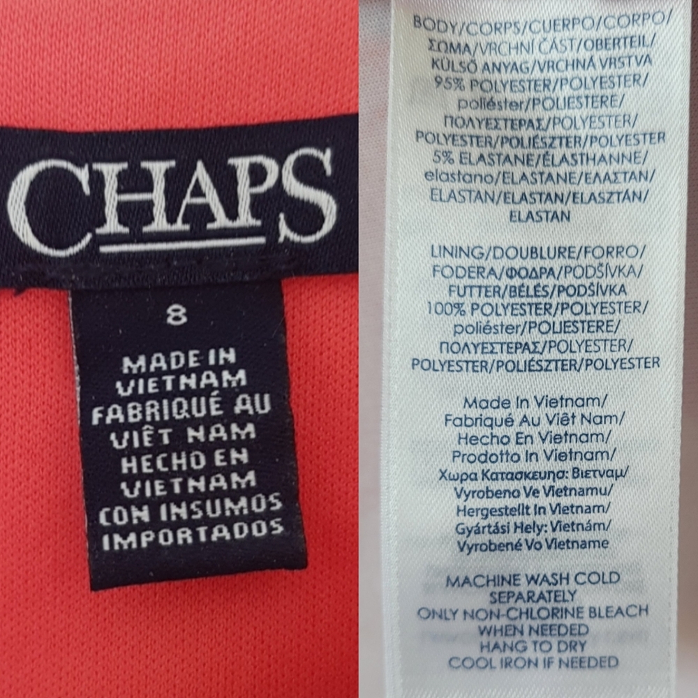 Chaps Floral Dress - Picture 8 of 9